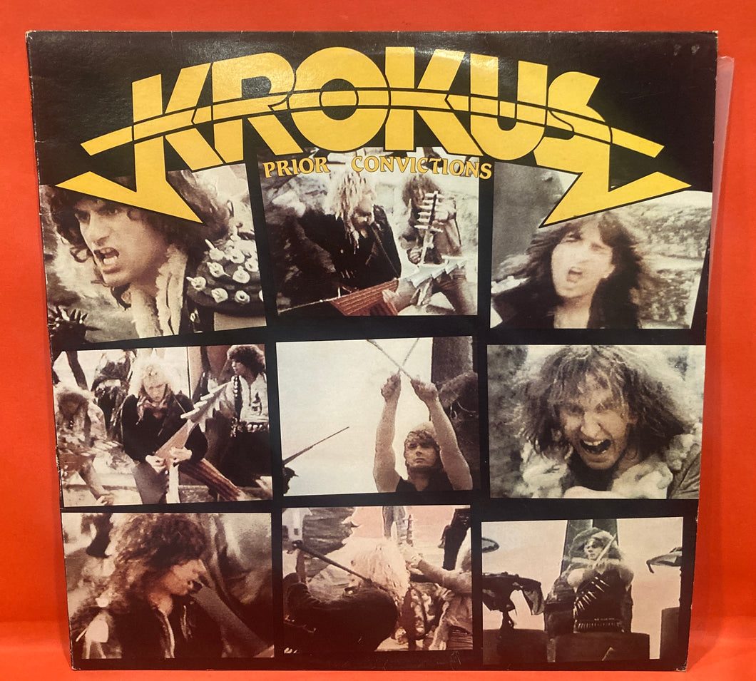 KROKUS - PRIOR CONVCITIONS  LP - VINYL
