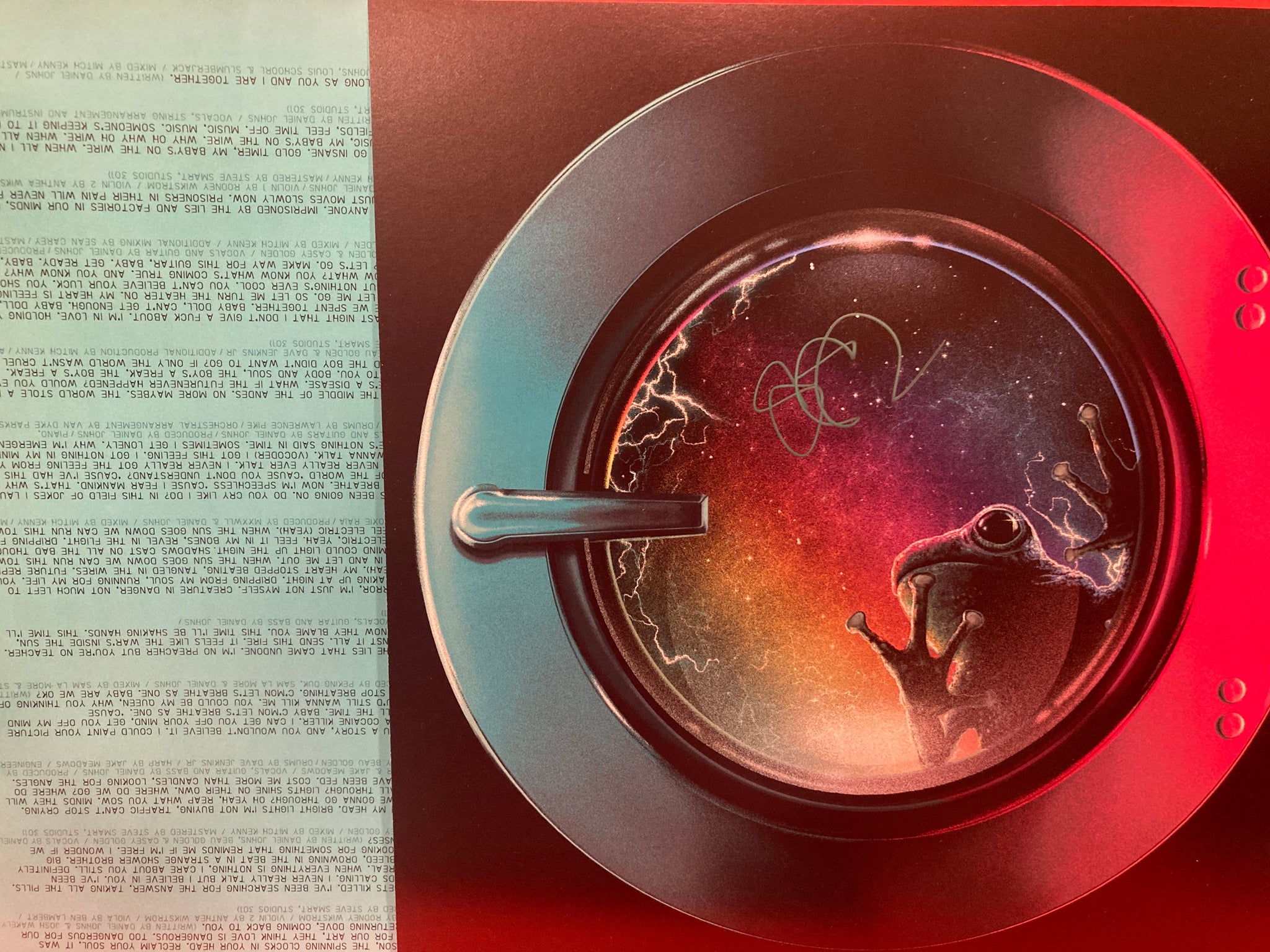 DANIEL JOHNS - FUTURE NEVER LP - PINK/ GREEN SPLATTER VINYL 