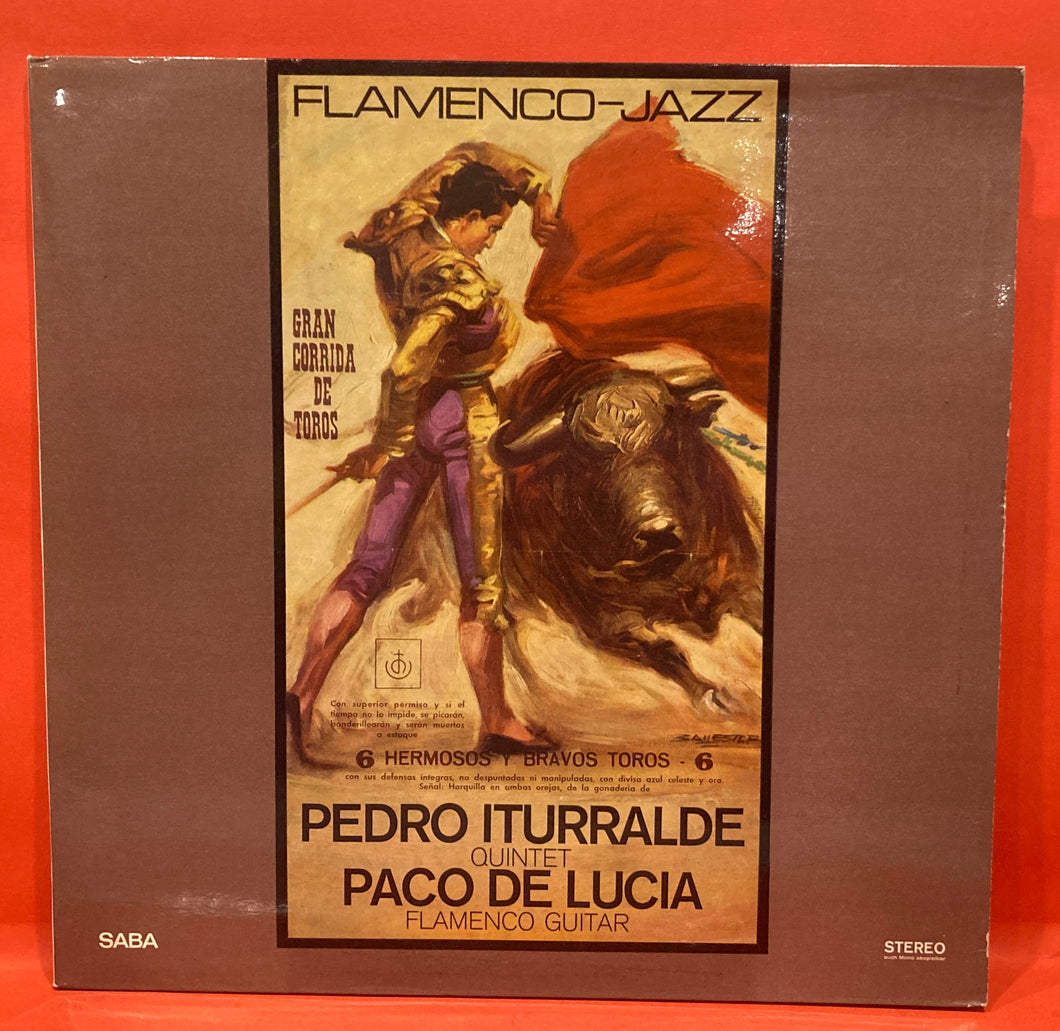 PEDRO ITURRALDE QUINTET w' PACO DE LUCIA - FLAMENCO-JAZZ LP - VINYL