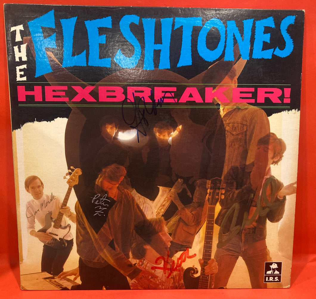 THE FLESHTONES - HEXBREAKER! LP - AUTOGRAPHED/ SIGNED BY BAND - PROMO