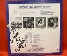 Load image into Gallery viewer, WILLIE NELSON - AUSTRALIAN TOUR SAMPLER - PROMO LP - VINYL - AUTOGRAPHED
