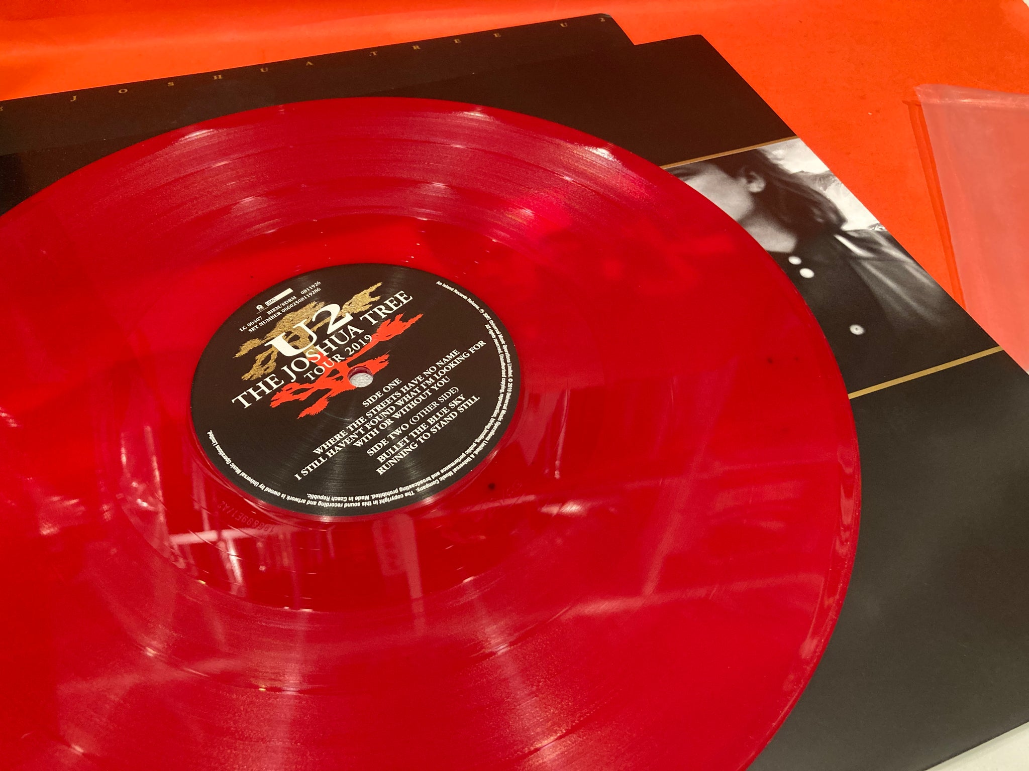 U2 - THE JOSHUA TREE 2X LP - RED VINYL - RARE – Dixon Recycled Records