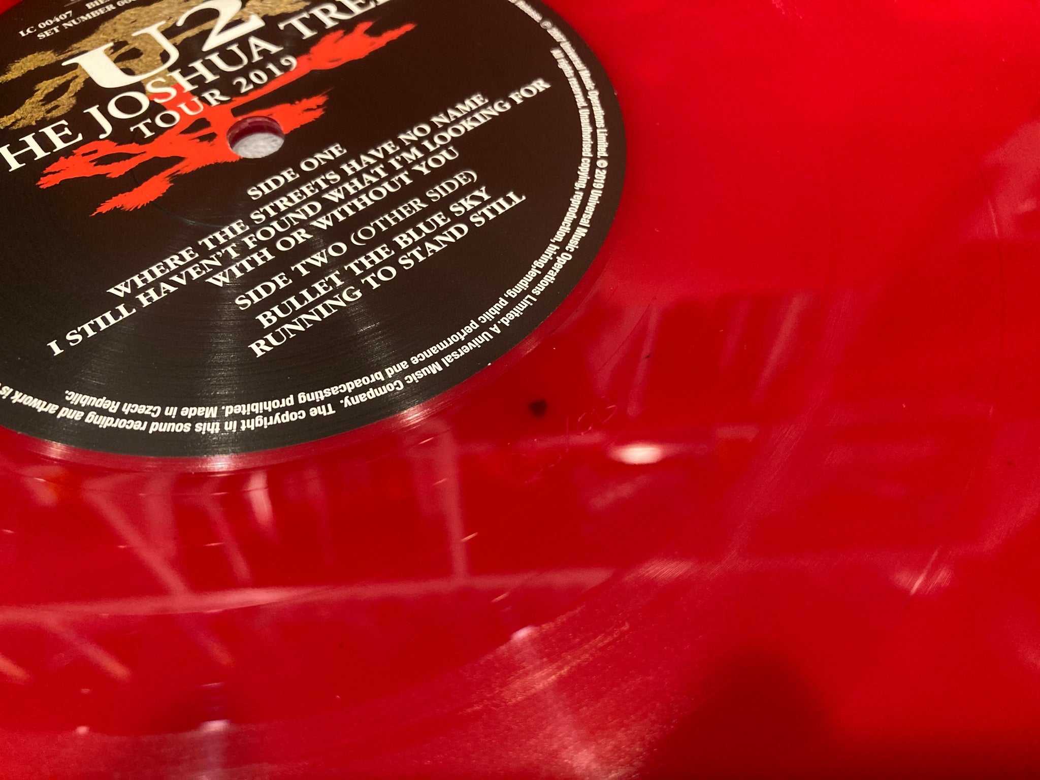 U2 - THE JOSHUA TREE 2X LP - RED VINYL - RARE – Dixon Recycled Records