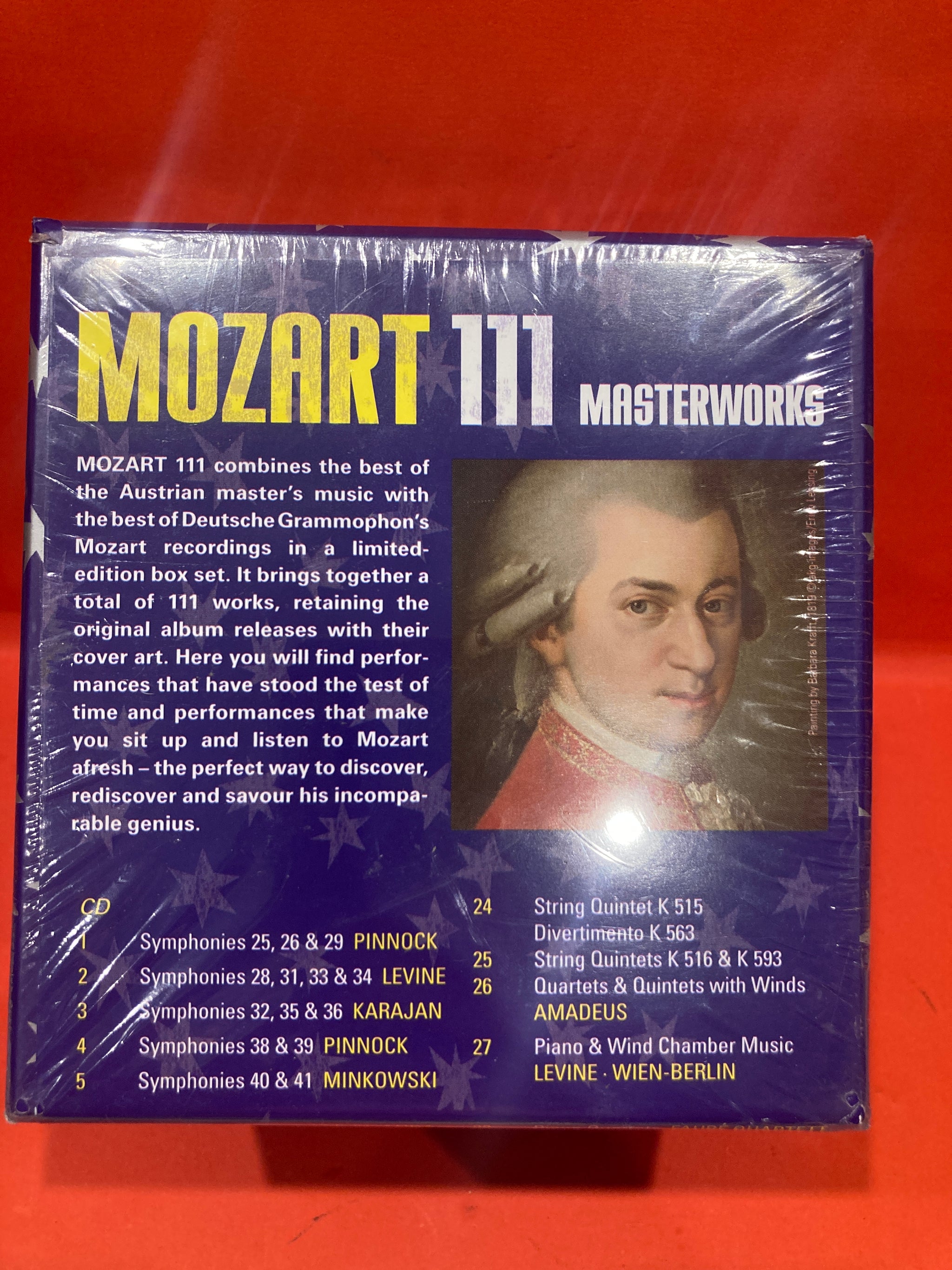 MOZART - 111 MASTERWORKS X 55X CD BOX SET - CLASSICAL - NEW