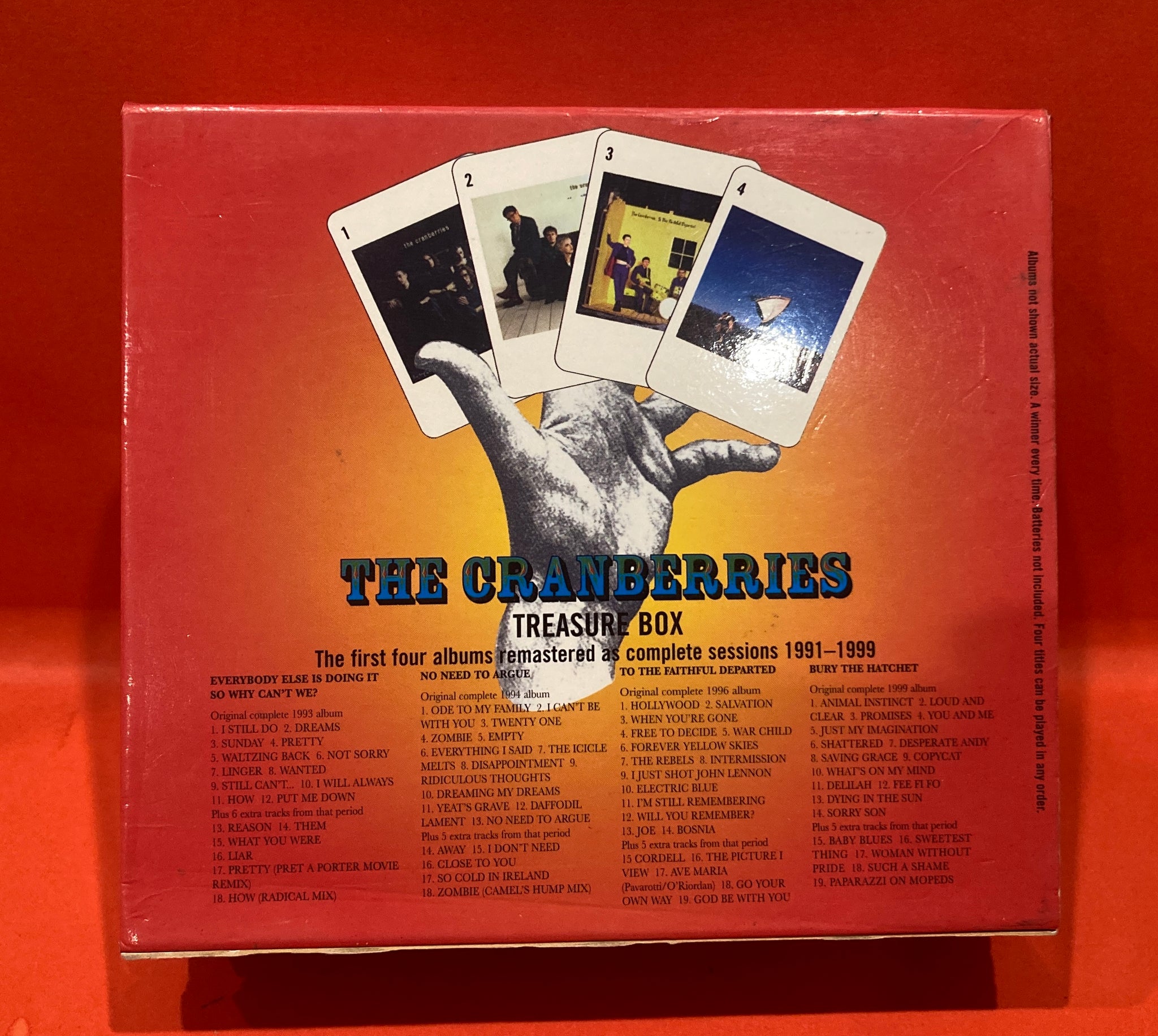THE CRANBERRIES - TREASURE BOX - 4X CD SET – Dixon Recycled Records