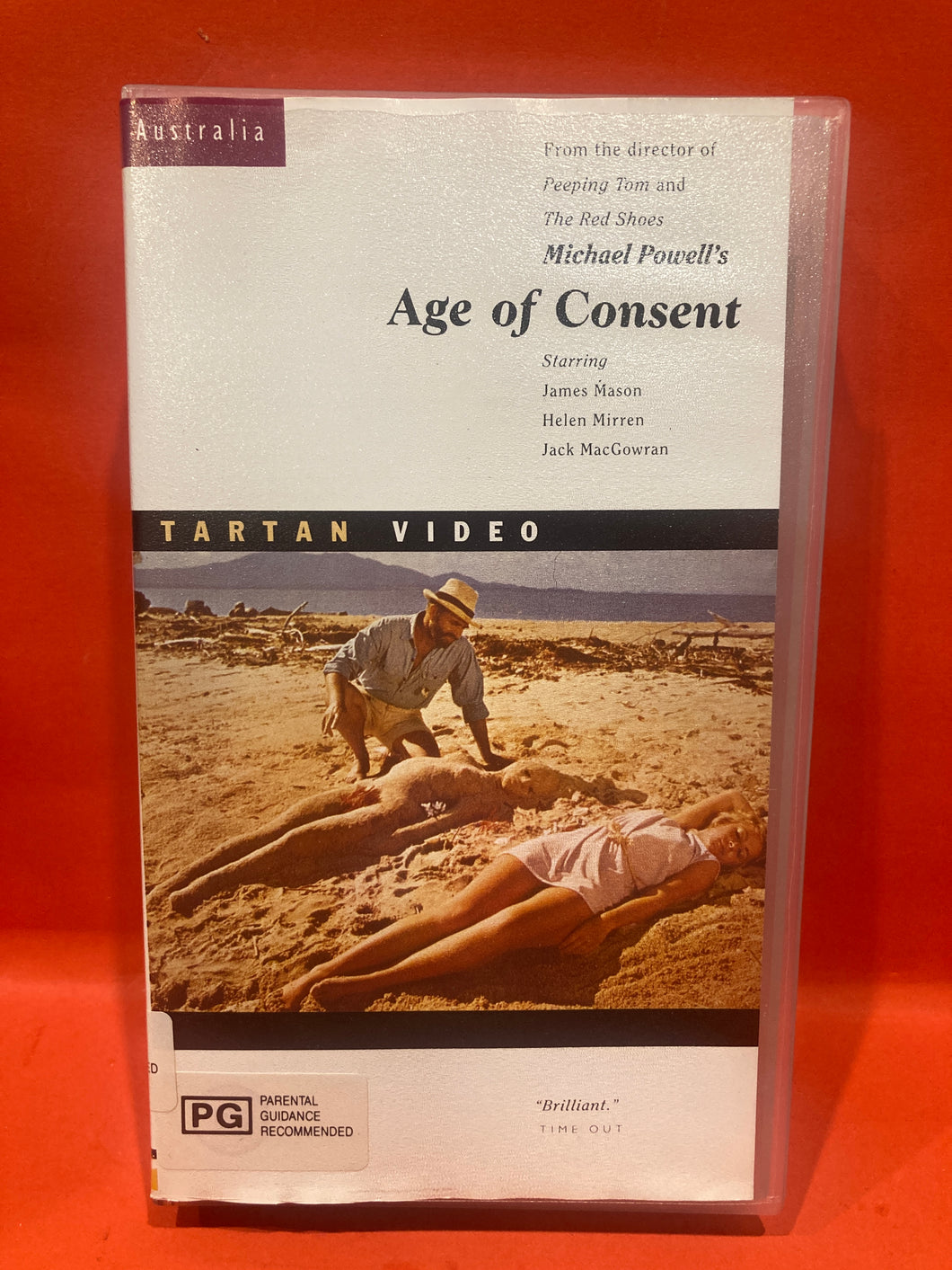 MICHAEL POWELL'S AGE OF CONSENT - VHS VIDEO - HELEN MIRREN, JAMES MASON