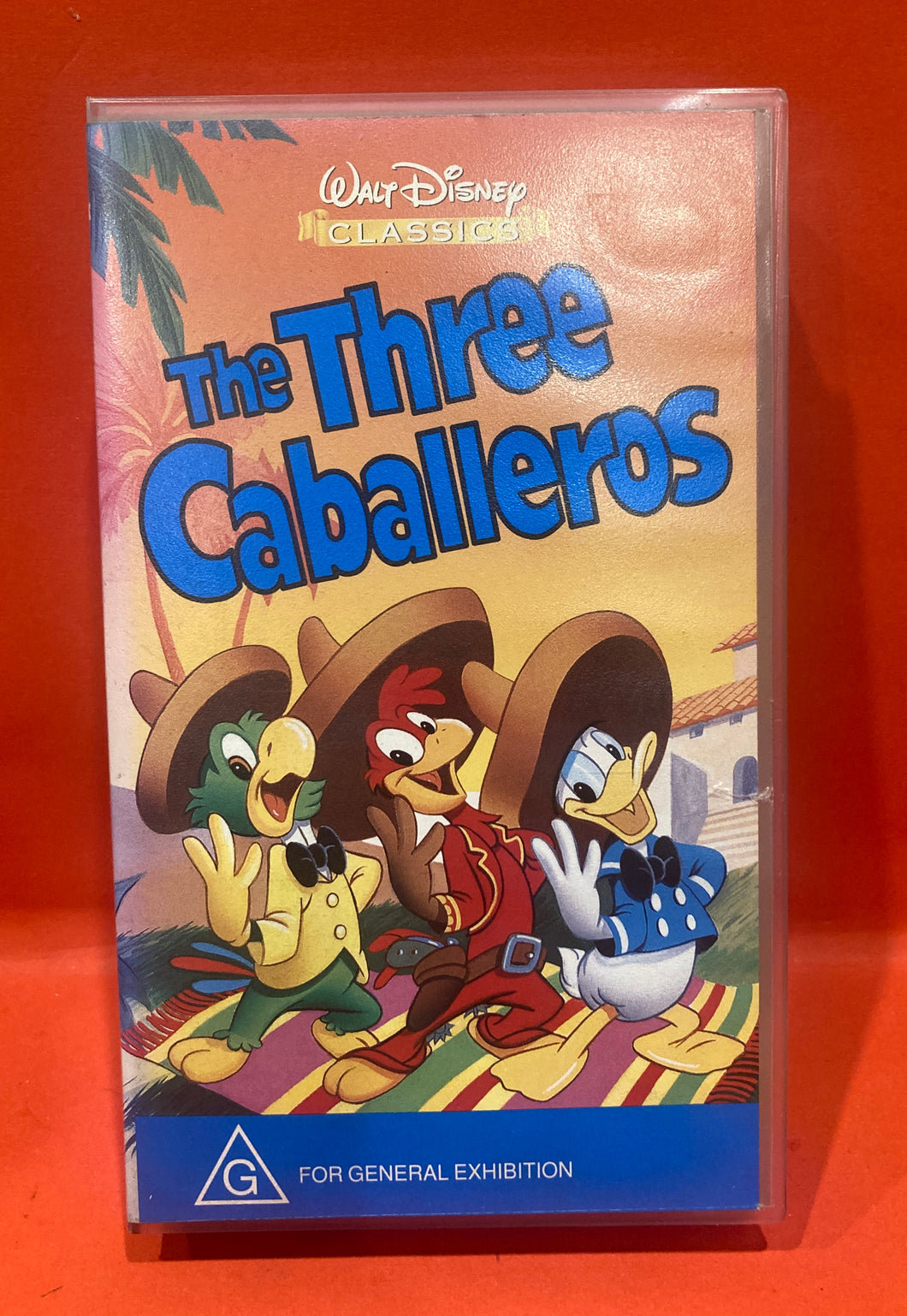 THE THREE CABALLEROS - DISNEY - VHS VIDEO - SEALED - ANIMATED