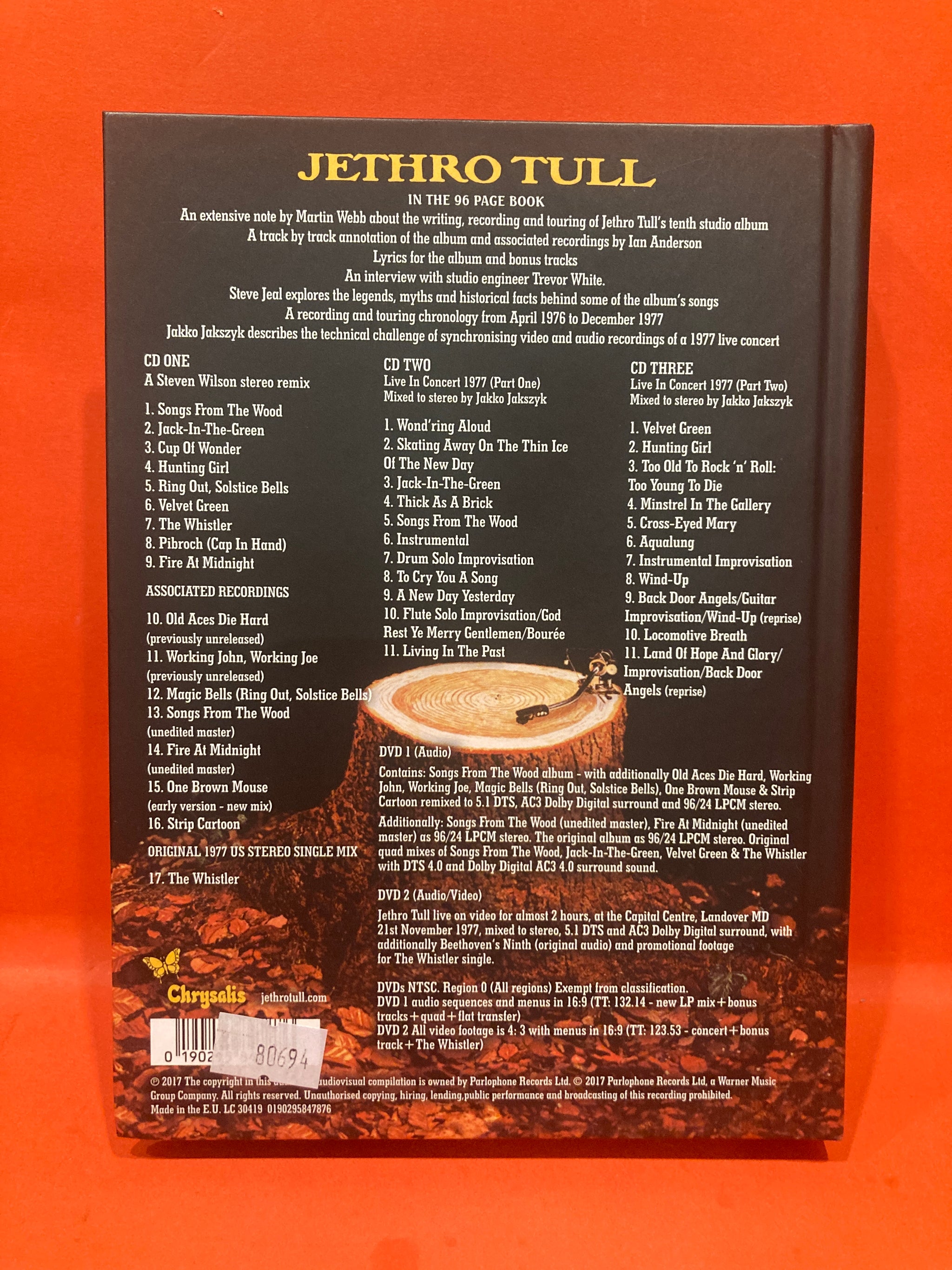 JETHRO TULL - SONGS FROM THE WOOD (4OTH ANNIVERSARY EDITION - THE