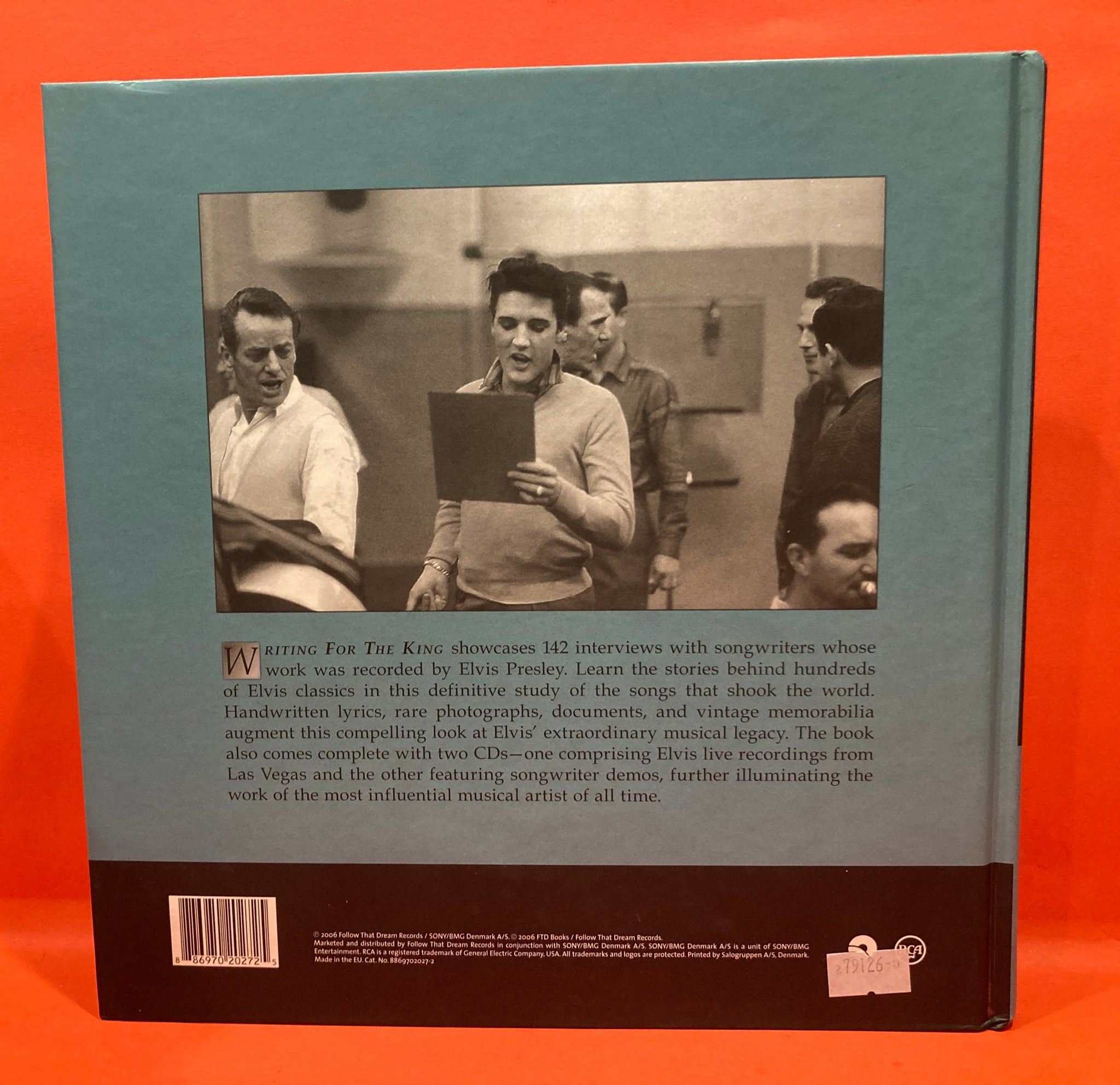 ELVIS PRESLEY/ KEN SHARP - WRITING FOR THE KING -THE STORIES OF