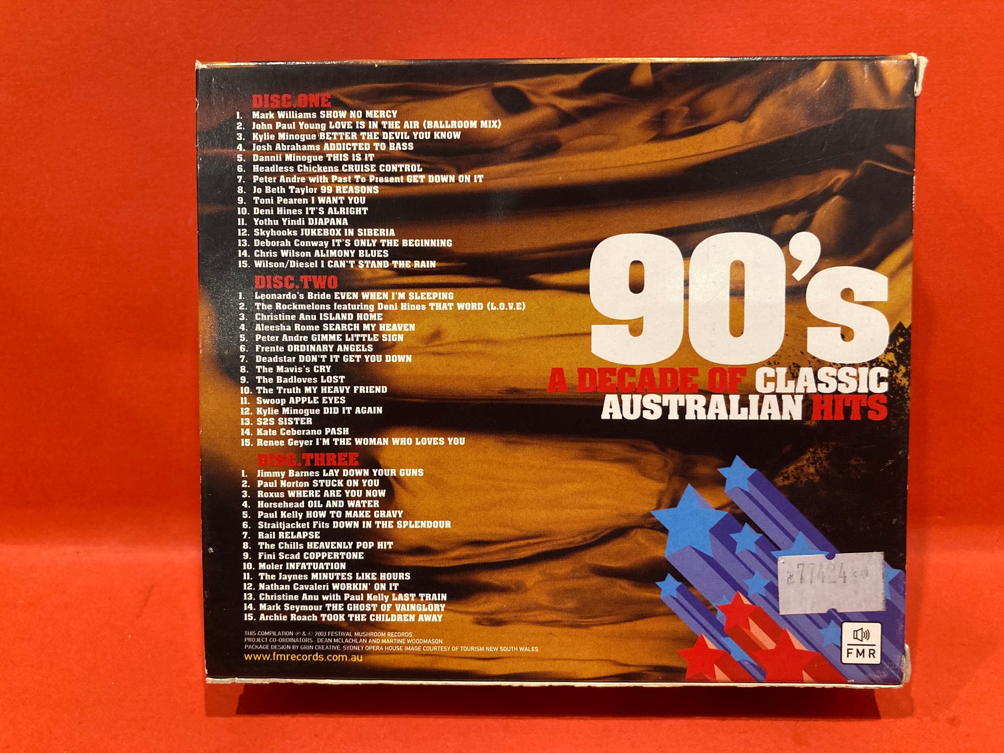 VARIOUS ARTISTS - A DECADE OF CLASSIC AUSTRALIAN HITS - 90S - 3X