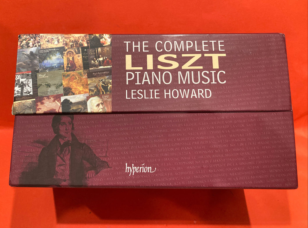LESLIE HOWARD - THE COMPLETE LISZT PIANO MUIC - HUGE 99 X CD BOX SET - CLASSICAL