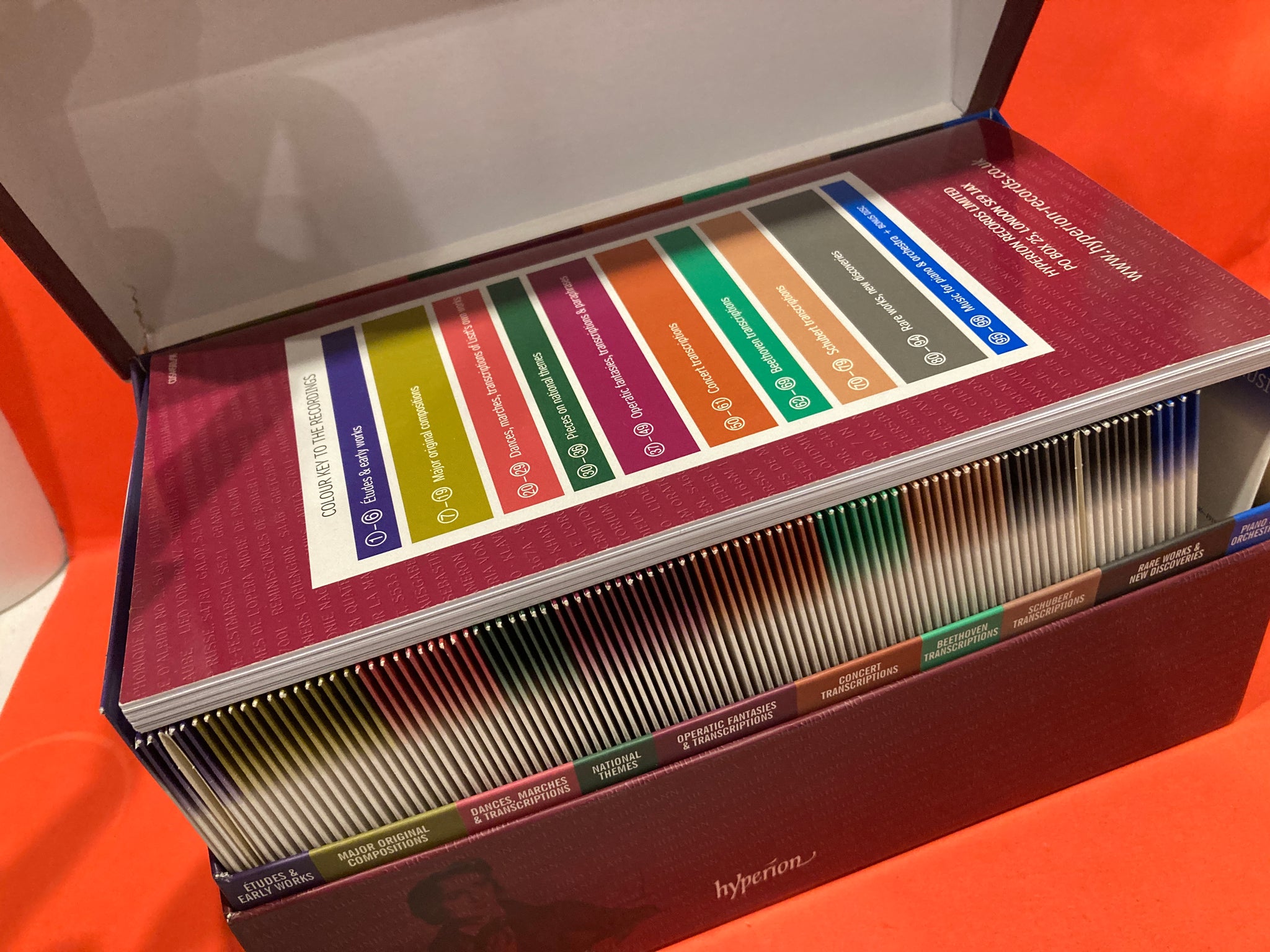 LESLIE HOWARD - THE COMPLETE LISZT PIANO MUIC - HUGE 99 X CD BOX