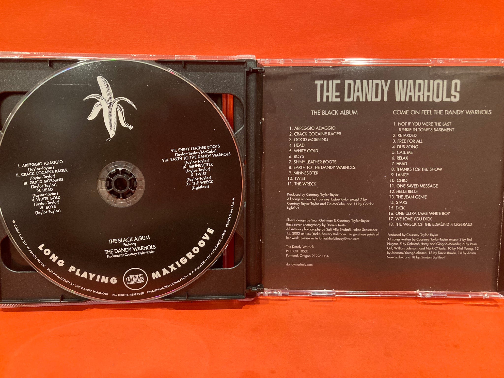 THE DANDY WARHOLS - THE BLACK ALBUM 2XCD – Dixon Recycled Records