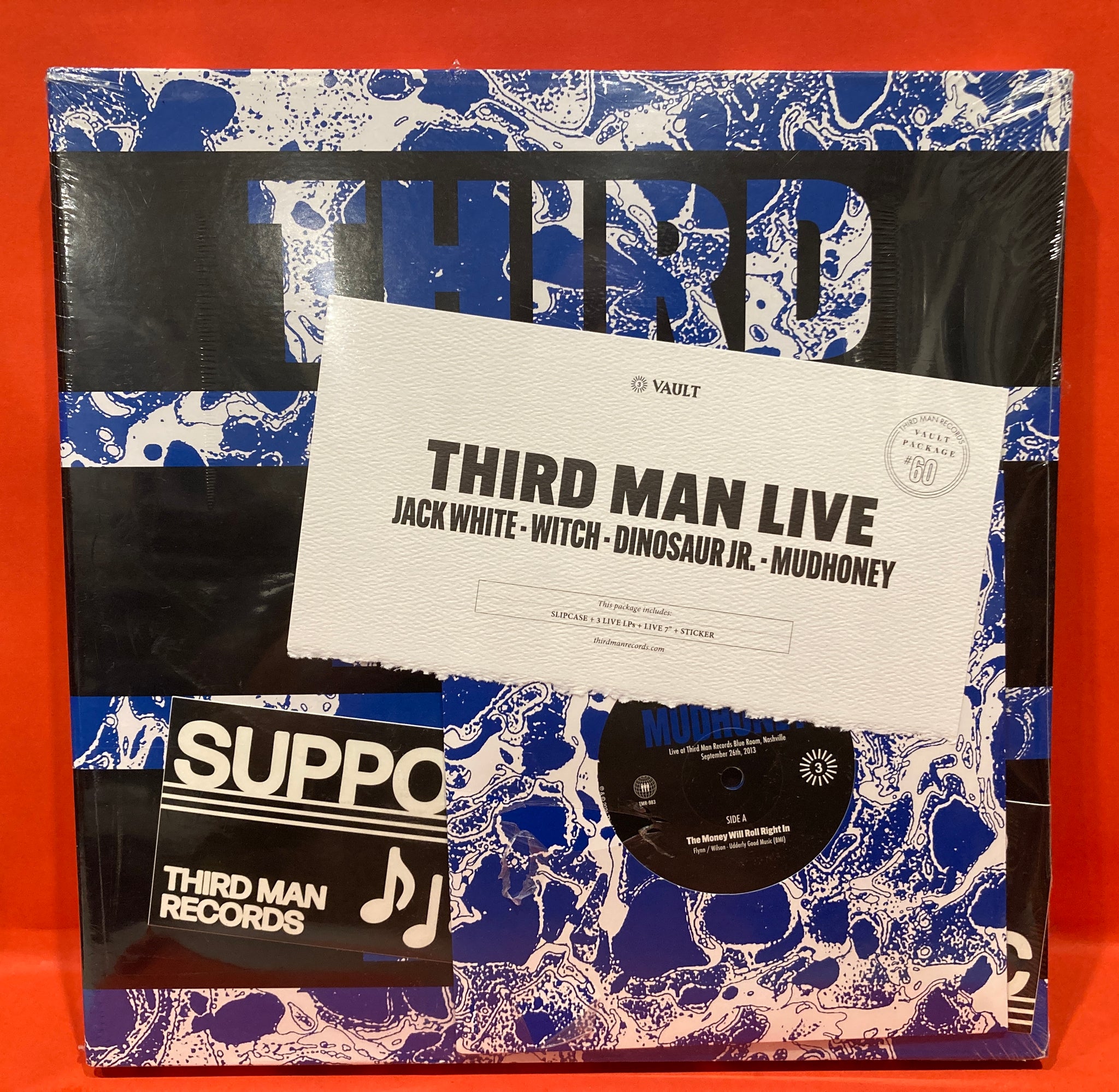 THIRD MAN LIVE - JACK WHITE - WITCH-DINOSAUR JR - MUDHONEY 3XLP + 