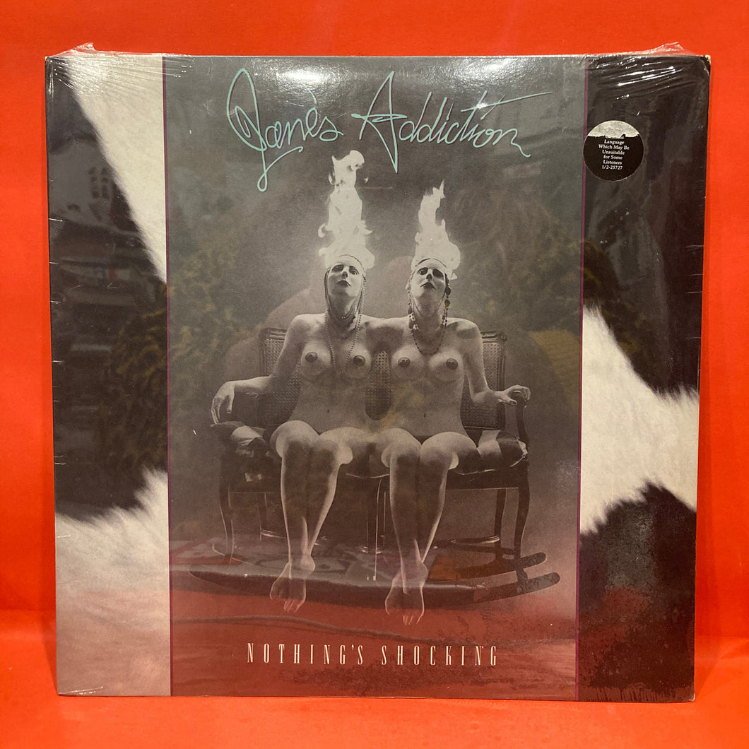 JANE'S ADDICTION - NOTHING'S SHOCKING LP -  VINYL (SEALED) 1988 PRESS