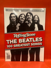 Load image into Gallery viewer, ROLLING STONE: THE BEATLES 100 GREATEST SONGS- SPECIAL COLLECTORS EDITION MAGAZINE

