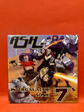 Load image into Gallery viewer, ASH - INTERGALACTIC SONIC 7&quot;S - COMPILATION CD  IN PROMO &quot;COMIC BOOK&quot; FOLDER
