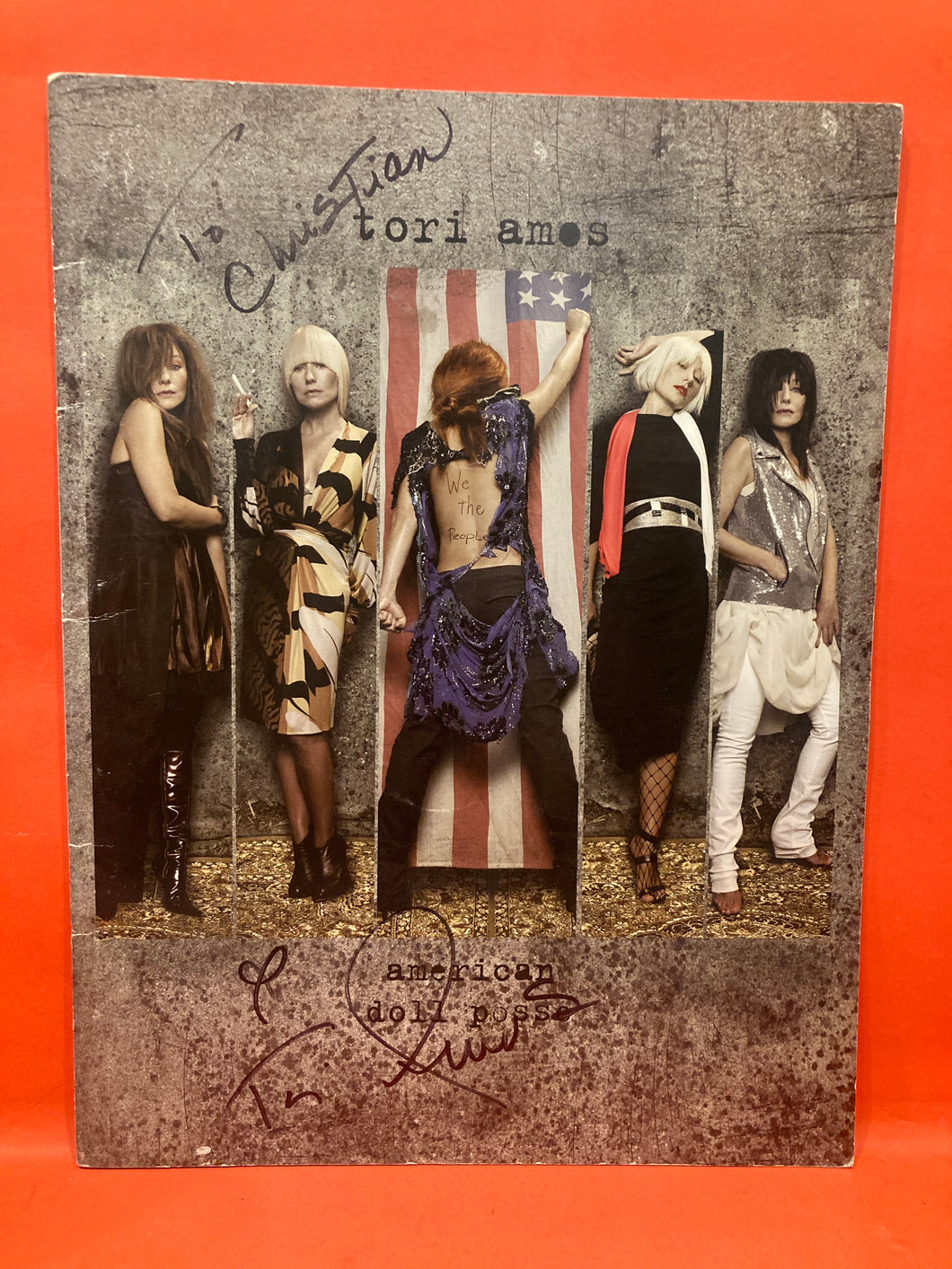 TORI AMOS - AMERICAN DOLL POSSE -  TOUR PROGRAM 2007 - AUTOGRAPHED