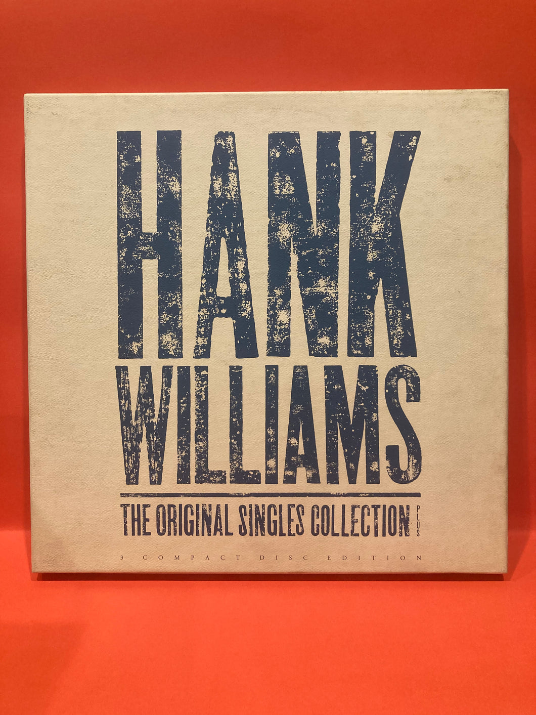 HANK WILLIAMS-THE ORIGINAL SINGLES COLLECTION..PLUS - 3CD BOX SET