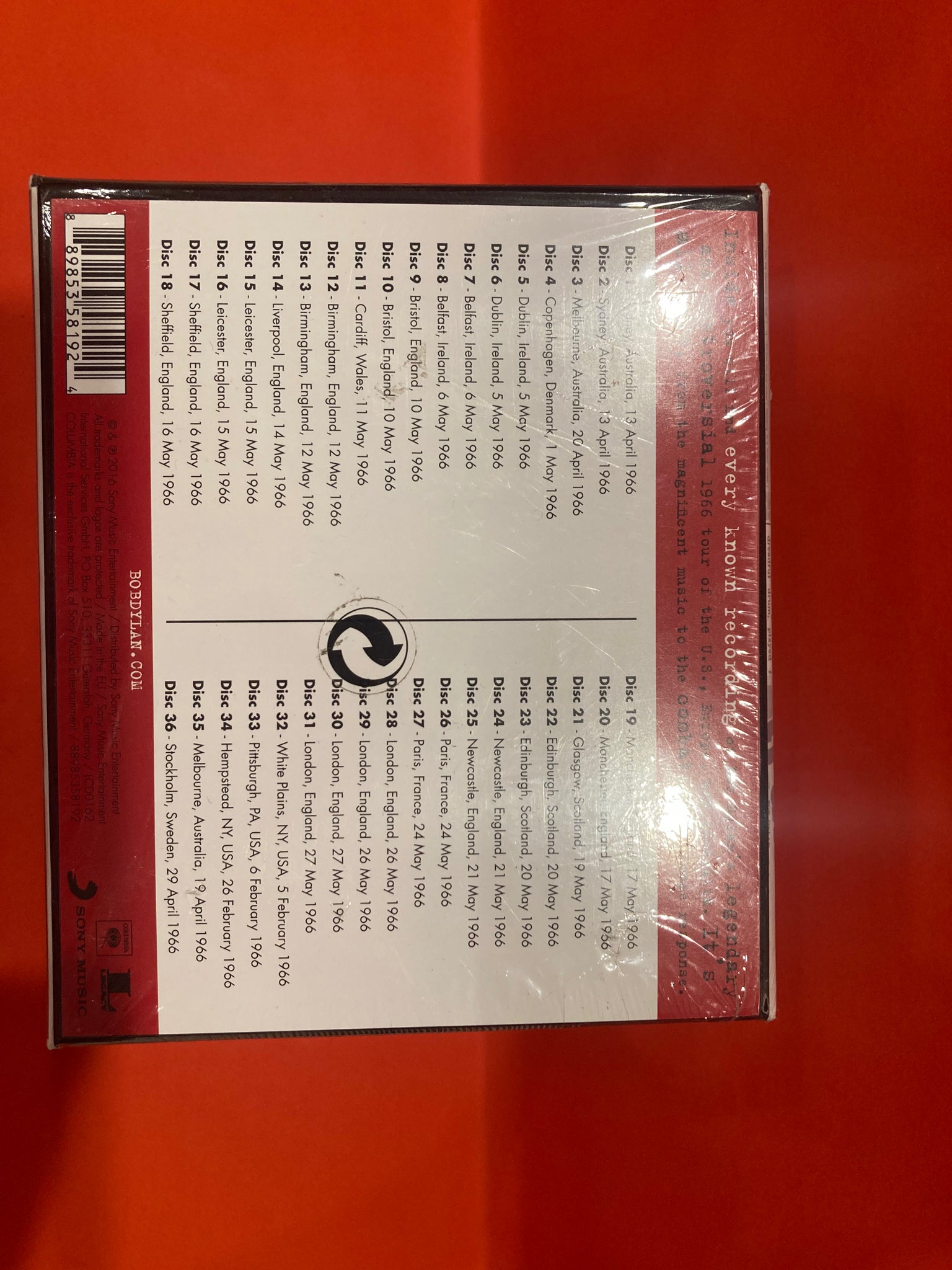 BOB DYLAN - THE 1966 LIVE RECORDINGS - 36CD Box Set (SEALED BOB DYLAN - THE 1966 LIVE RECORDINGS - 36CD Box Set (SEALED