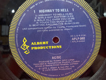 Load image into Gallery viewer, AC/DC - HIGHWAY TO HELL  LP - VINYL - 1979 OZ Pressing  APLP.040
