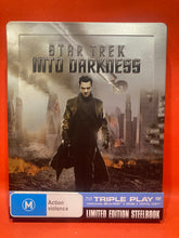 Load image into Gallery viewer, STAR TREK: INTO DARKNESS  - BLU-RAY +DVD  - LTD EDITION STEELBOOK
