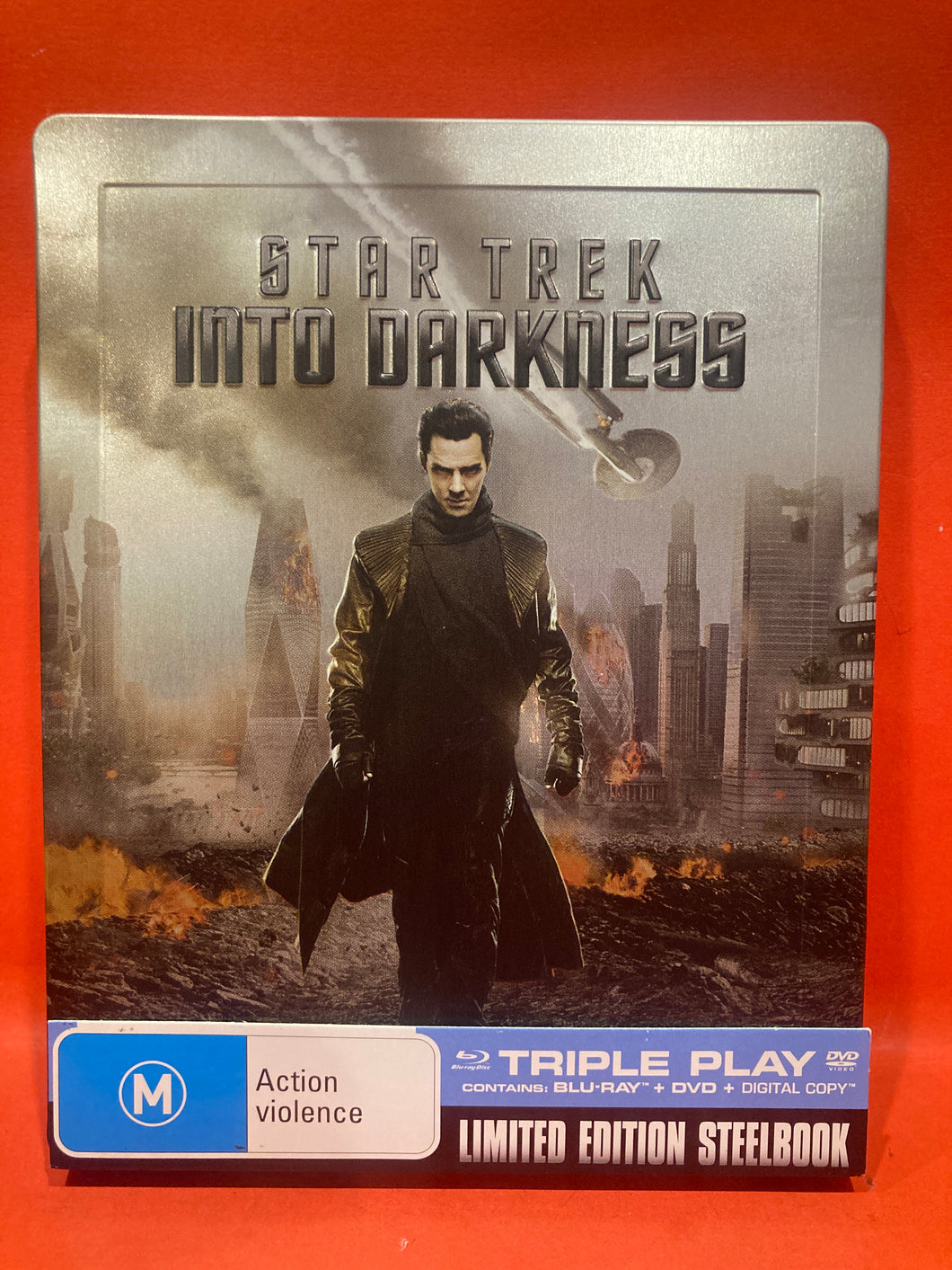 STAR TREK: INTO DARKNESS  - BLU-RAY +DVD  - LTD EDITION STEELBOOK