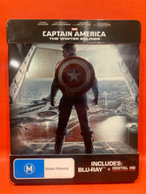 Load image into Gallery viewer, CAPTAIN AMERICA : WINTER SOLDIER -  BLU-RAY  - LTD EDITION STEELBOOK - MARVEL
