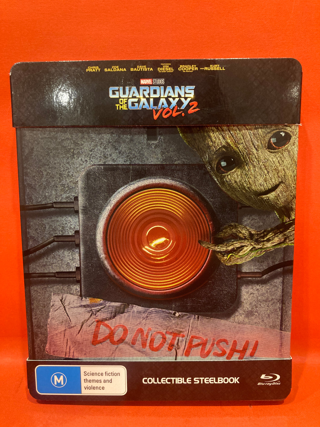 GUARDIANS OF THE GALAXY VOL.2 -  BLU-RAY  - LTD EDITION STEELBOOK - MARVEL