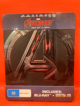 Load image into Gallery viewer, AVENGERS:  AGE OF ULTRON -  BLU-RAY  - LTD EDITION STEELBOOK - MARVEL

