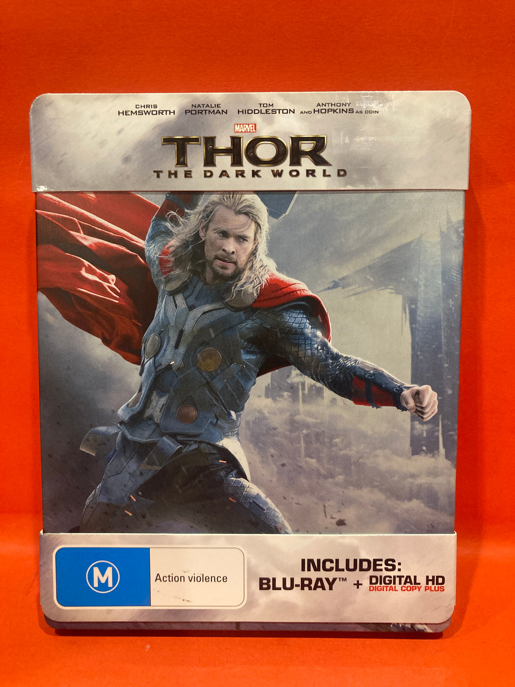 THOR: THE DARK WORLD -  BLU-RAY  - LTD EDITION STEELBOOK - MARVEL