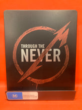 Load image into Gallery viewer, METALLICA : THROUGH THE NEVER  - 3D BLU-RAY +DVD  - LTD EDITION STEELBOOK
