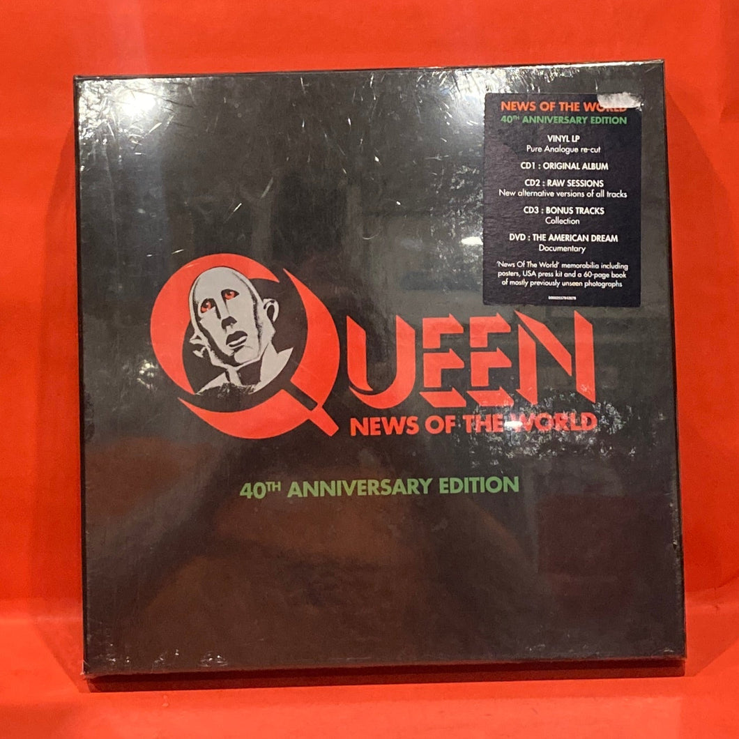 QUEEN - NEWS OF THE WORLD 40TH ANNIVERSARY - LP + 3X CD +DVD  BOX SET  VINYL (NEW/ SEALED)