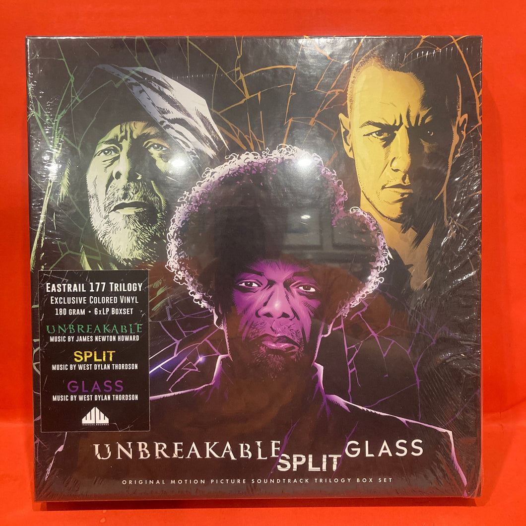 EASTRAIL 177 TRILOGY - UNBREAKABLE + SPLIT + GLASS - 6X LP VINYL SOUNDTRACK BOX SET (NEW SEALED) M. NIGHT SHYAMALAN