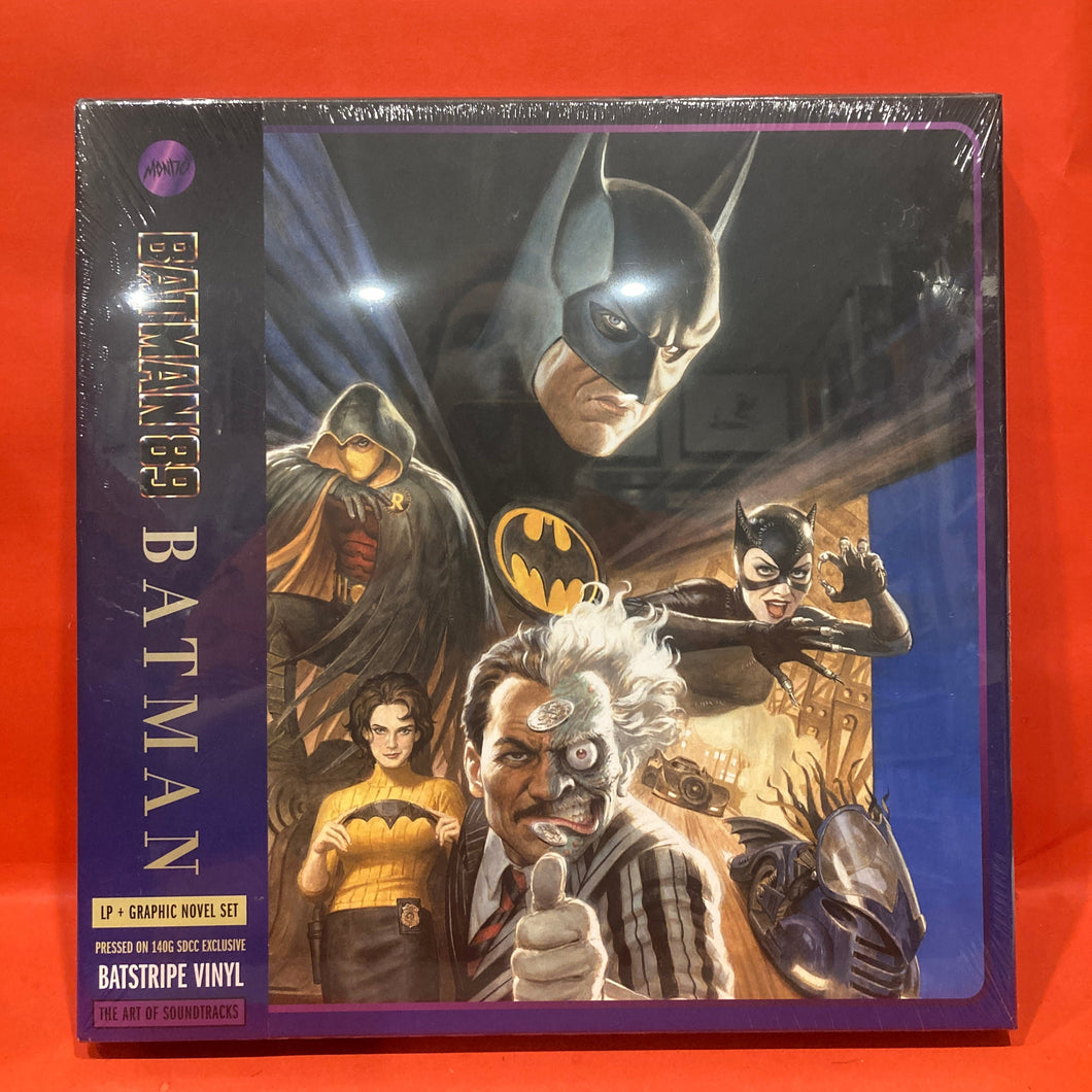 BATMAN '89 - LP + GRAPHIC NOVEL - 