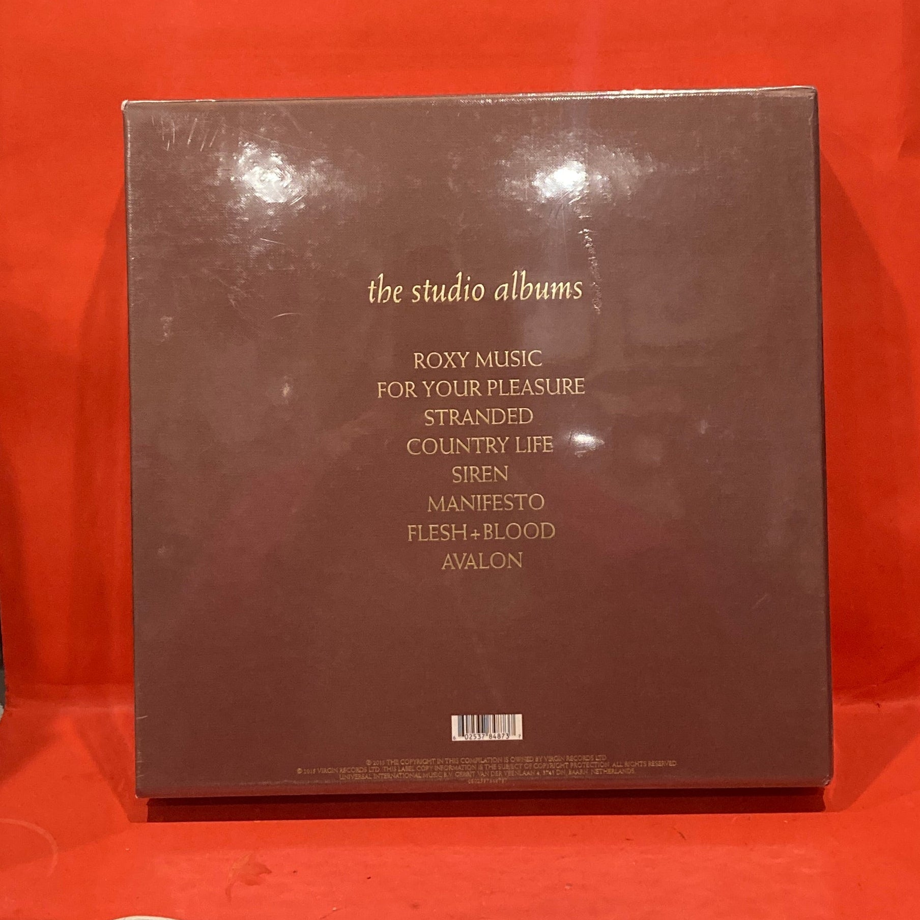 ROXY MUSIC - THE STUDIO ALBUMS 1-8 - 8X LP BOX SET - VINYL