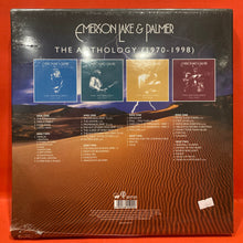 Load image into Gallery viewer, EMERSON LAKE &amp; PALMER - THE ANTHOLOGY 4XLP  BOX SET - &quot;GALAXY EFFECT&quot; COLOURED VINYL (NEW/ SEALED) E.L.P.
