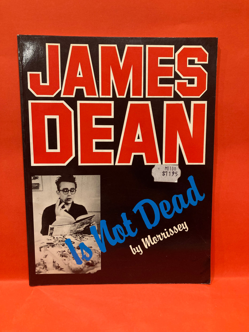 JAMES DEAN IS NOT DEAD - By Morrissey - Paperback Book -  ULTRA RARE!