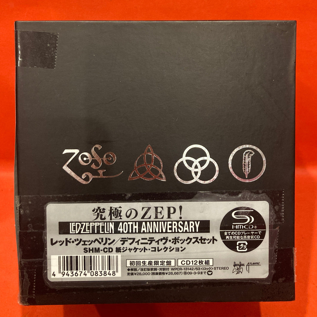 LED ZEPPELIN - 40TH ANNIVERSARY - 12X CD - JAPANESE SHM-CD MINI LP REPLICAS - BOX SET