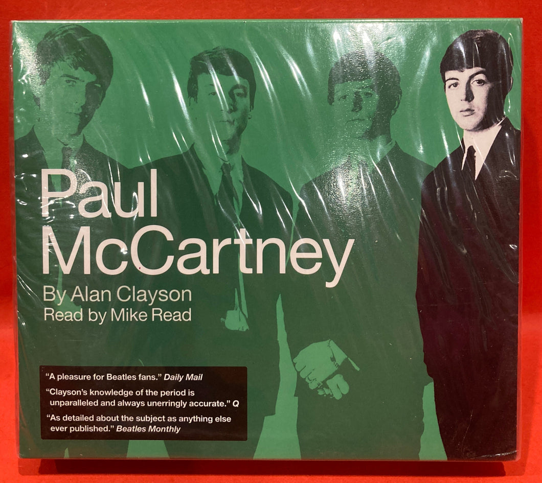 PAUL MCCARTNEY  BY ALAN CLARKSON - READ BY MIKE READ -  AUDIOBOOK -  3X CD (NEW / SEALED) BEATLES