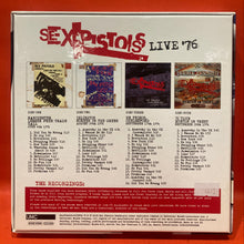 Load image into Gallery viewer, SEX PISTOLS - LIVE &#39;76 4X CD - BOX SET
