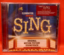 Load image into Gallery viewer, SING - ORIGINAL MOTION PICTURE SOUNDTRACK  - CD - DELUXE EDTION (NEW/SEALED)
