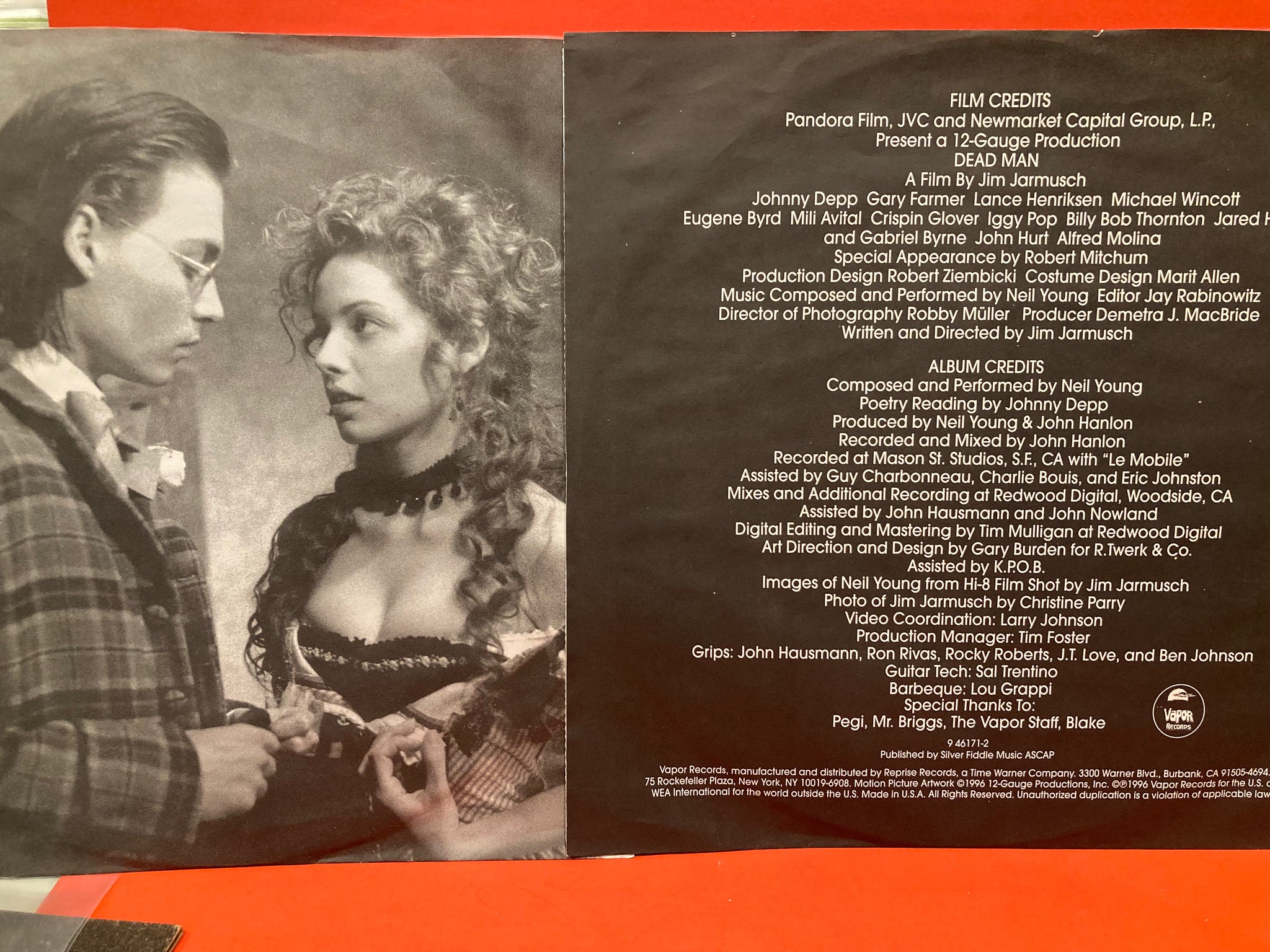 NEIL YOUNG - DEAD MAN ORIGINAL SOUNDTRACK - VINYL LP - JIM