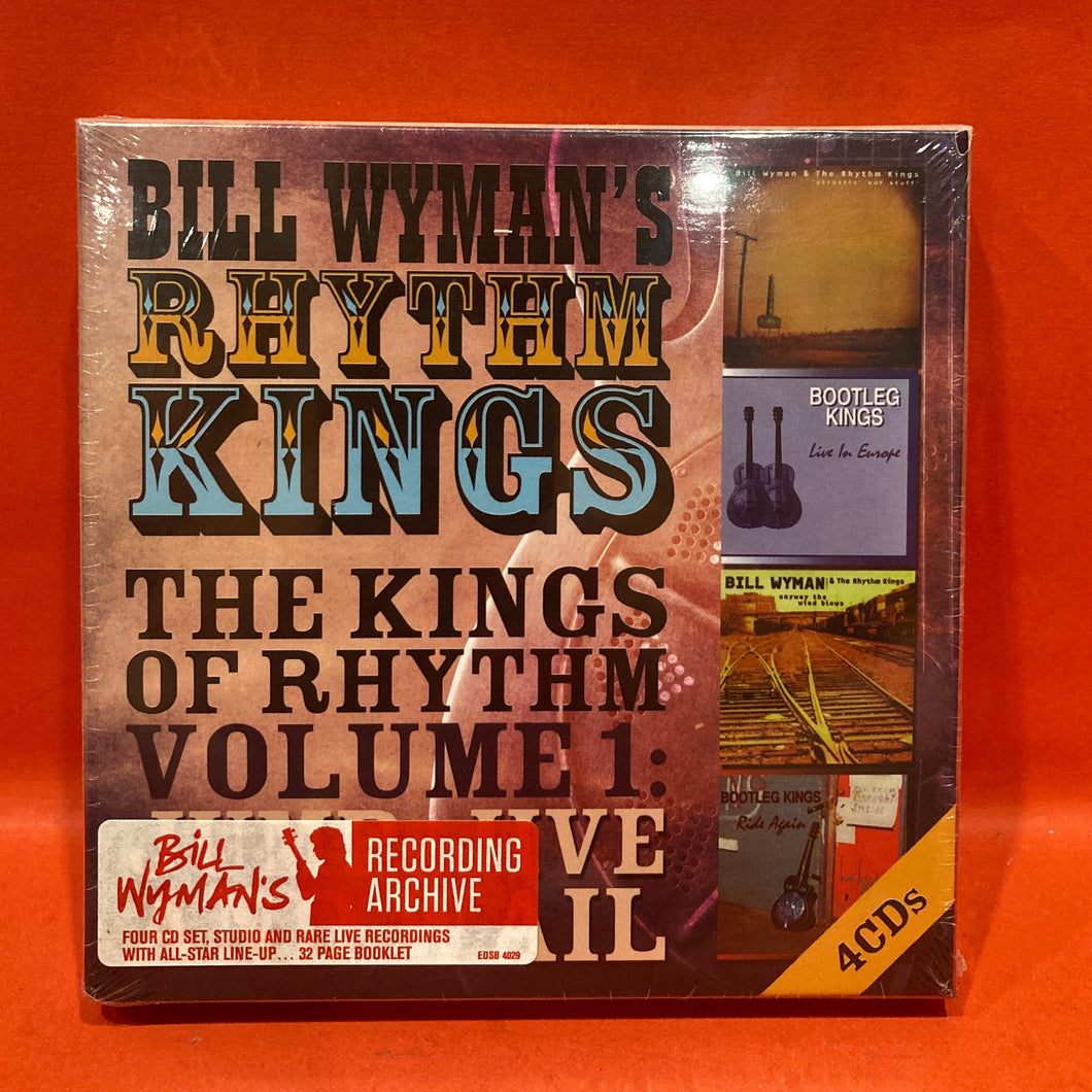 BILL WYMAN'S RHYTHM KINGS - THE KINGS OF RHYTHM VOLUME 1: JUMP JIVE AND WAIL - 4X CD BOX SET (NEW/SEALED)