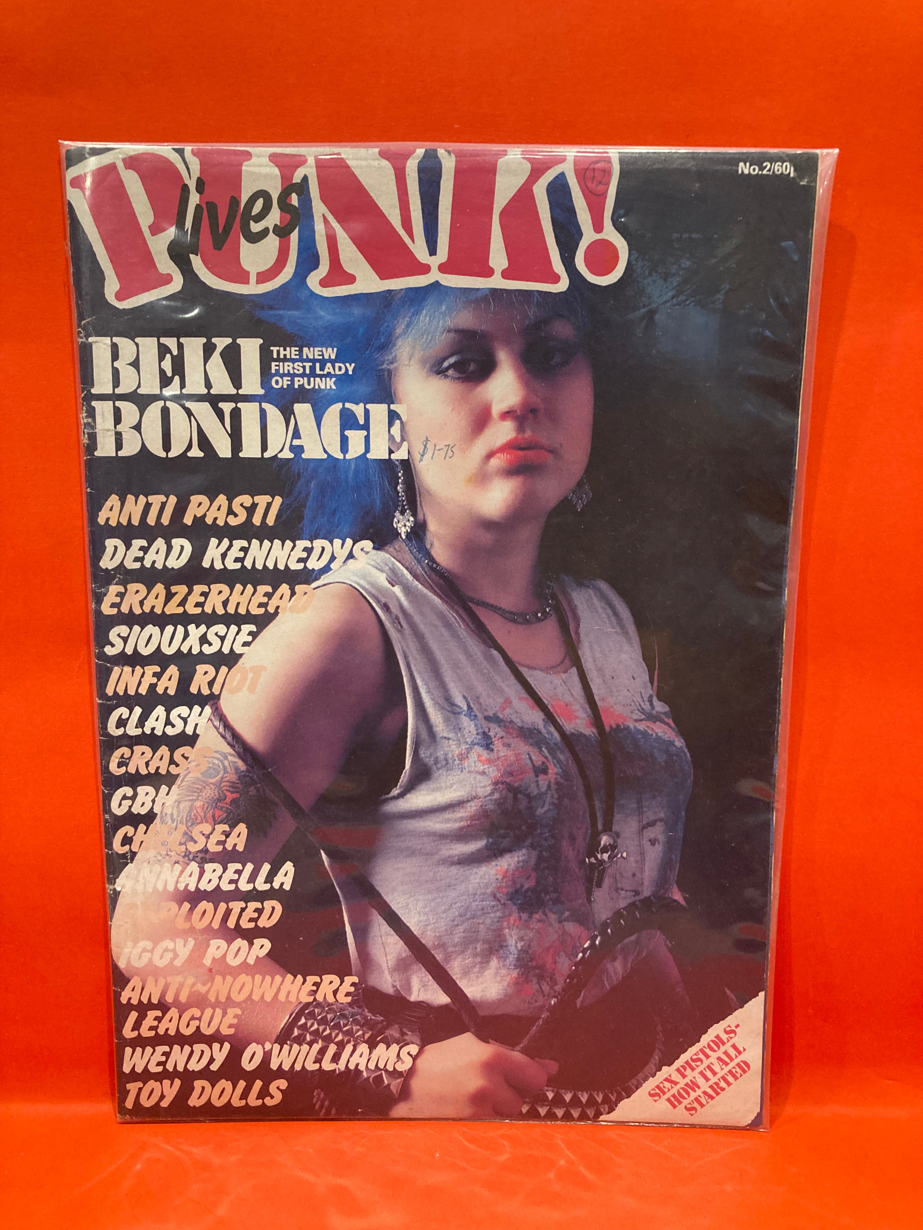 PUNK! LIVES MAGAZINE - NO. 2 - SUPER RARE UK PUNK MAGAZINE FROM 1982 ...