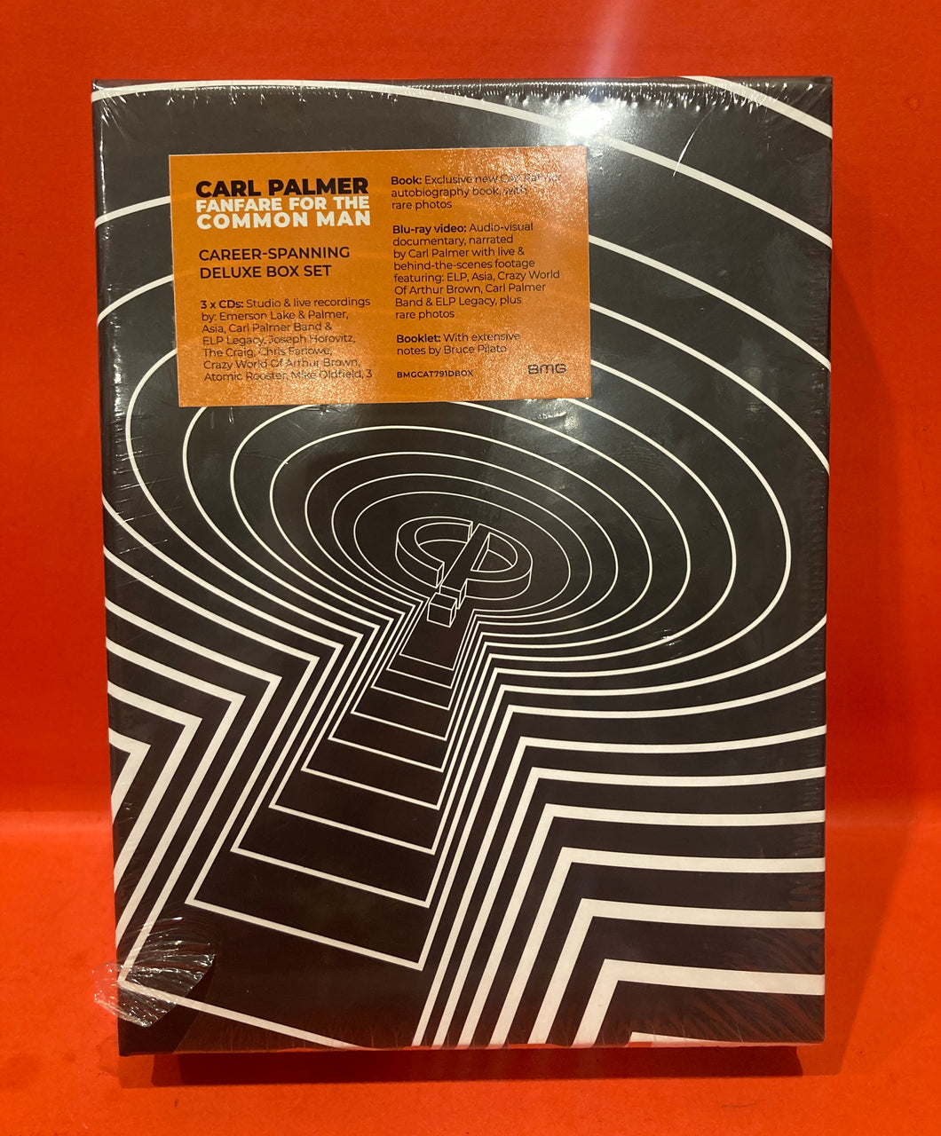 CARL PALMER - FANFARE FOR THE COMMON MAN - CAREER SPANNING DELUXE 3X CD + BLU-RAY BOX SET (NEW/SEALED)