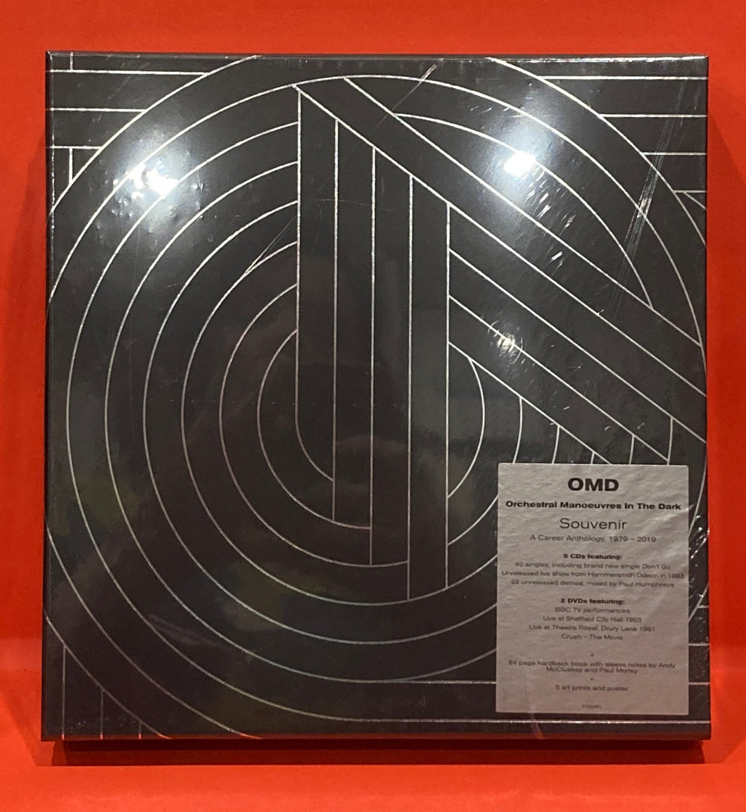 ORCHESTRAL MANOEUVRES IN THE DARK - SOUVENIR : A CAREER ANTHOLOGY 1979-2019 - 5XCD + 2X DVD BOX SET - (NEW/ SEALED) O.M.D.