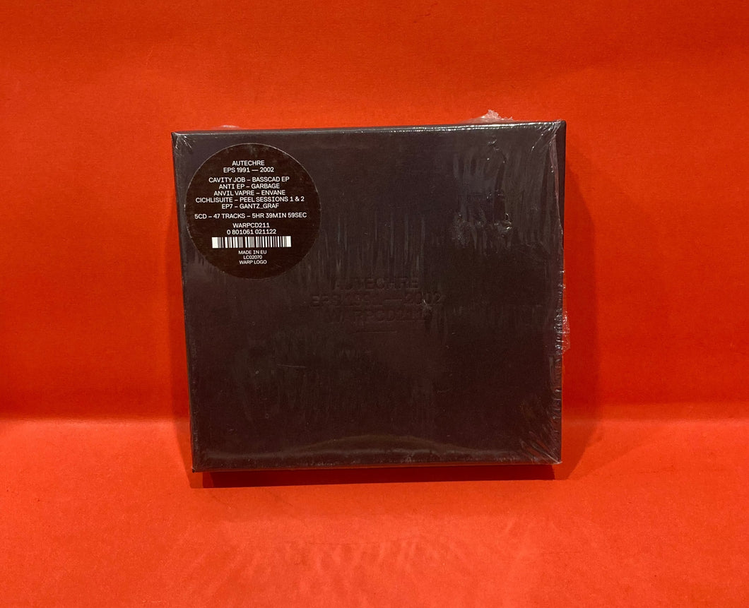 AUTECHRE: EPS 1991-2002 - 5X CD BOX SET -  AVANT-GARDE, ELECTRONIC, MINIMAL,EXPERIMENTAL