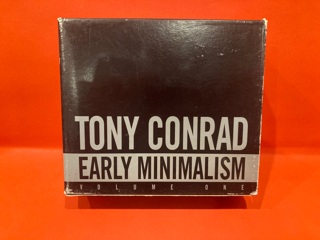 TONY CONRAD - EARLY MINIMALISM: VOL. ONE - 4X CD BOX SET -  AVANT-GARDE, ELECTRONIC, MINIMAL, CLASSICAL, EXPERIMENTAL