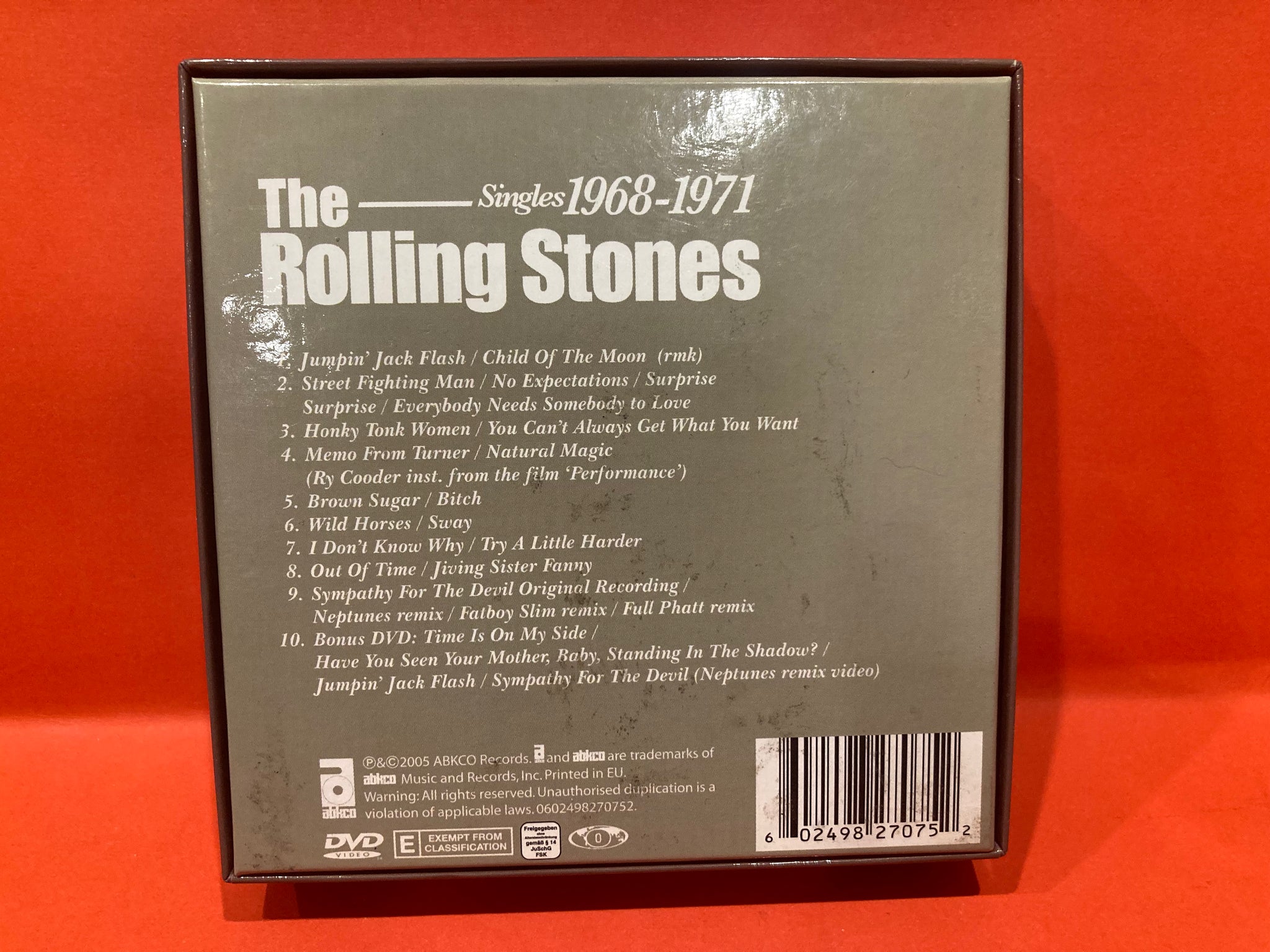 THE ROLLING STONES - SINGLES 1968-1971 - 9X CD _+ DVD BOX SET